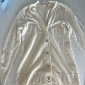 Tory Burch cardigan with gorgeous gold buttons